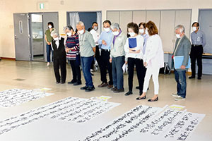 師範昇段試験審査の様子